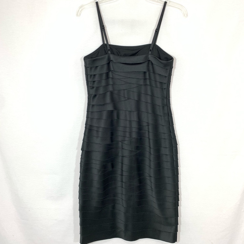 WHBM Black Tiered Dress Formal Special Occasion - Picture 4 of 7